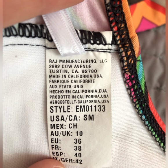 Ella Moss caravan cross-back stripe bikini S - Picture 7 of 10